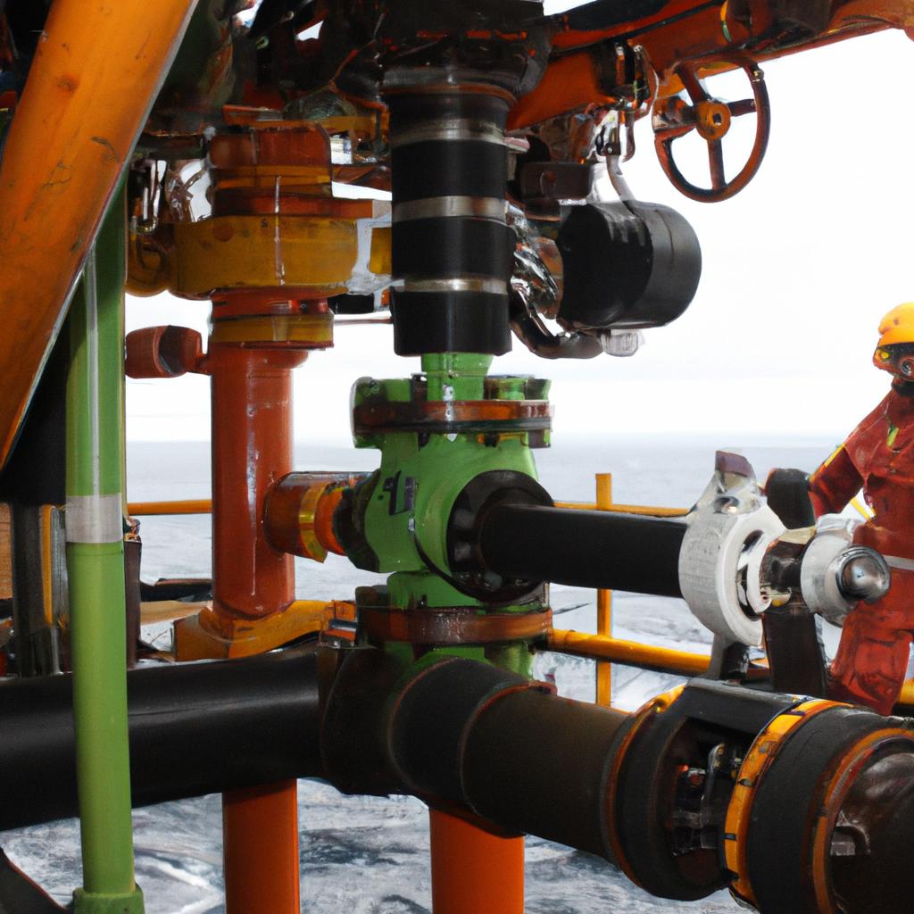 Person operating subsea wellhead system